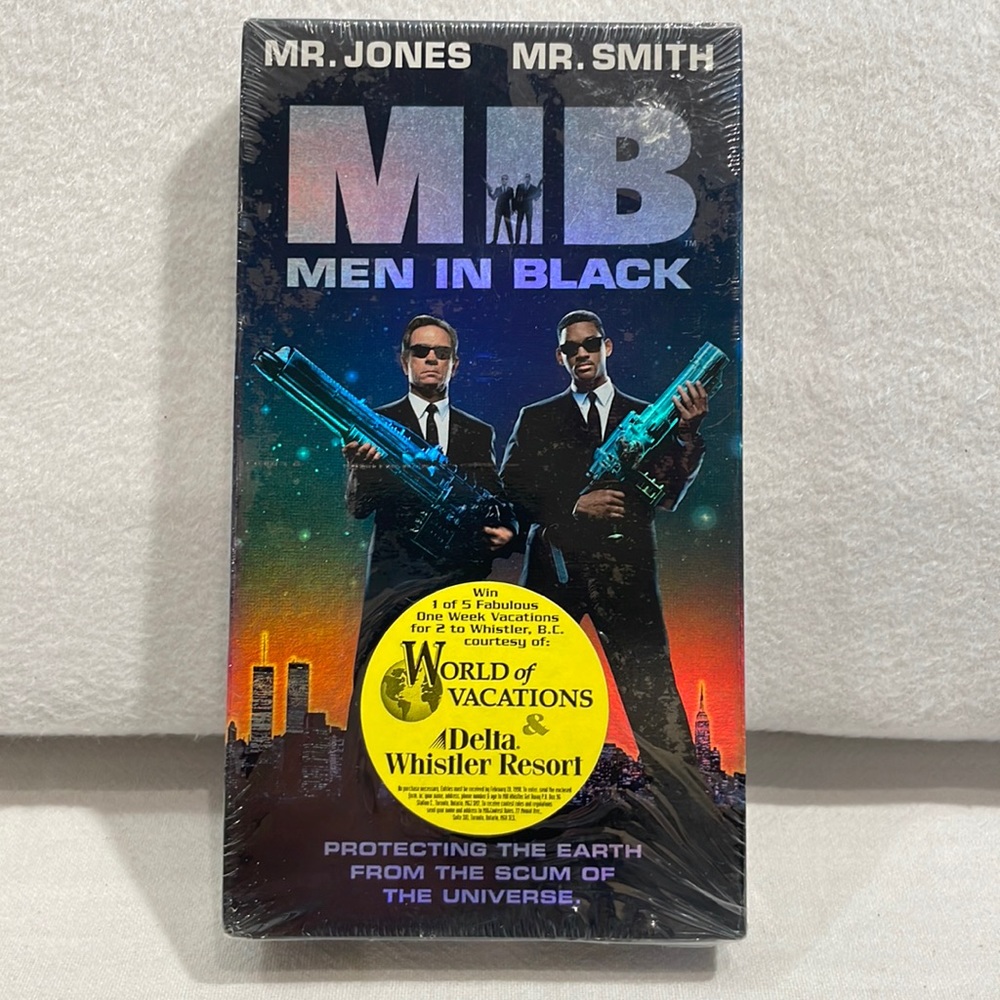 Vintage Columbia Pictures MIB Men In Black VHS New Sealed!